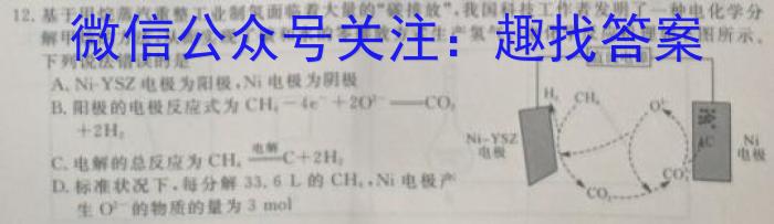 q学林教育 2023~2024学年度第一学期九年级期末调研试题(卷)化学