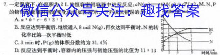 【精品】2024年衡水金卷先享题·高三一轮复习夯基卷(黑龙江专版)(一)化学