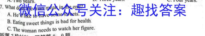 安徽省2024届九年级第三次月考（二）英语