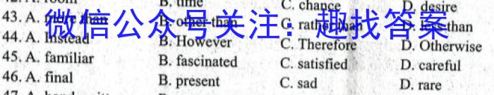 陕西省2023秋季八年级第二阶段素养达标测试（B卷）巩固卷英语