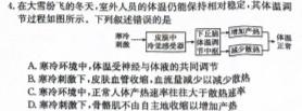 2023-2024学年度上学期高三年级第一次综合素养评价(HZ)生物