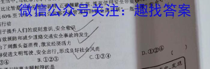 天一大联考2023-2024学年高三冬季教学质量检测政治~