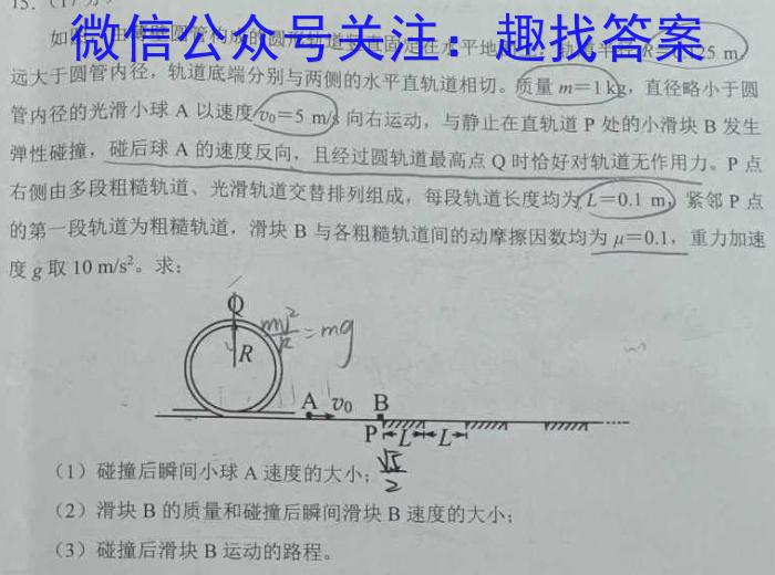 河南省2023-2024学年七年级第一学期学习评价（2）f物理