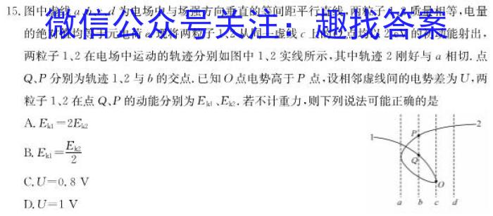 ［耀正优］安徽省2024届高三12月联考q物理