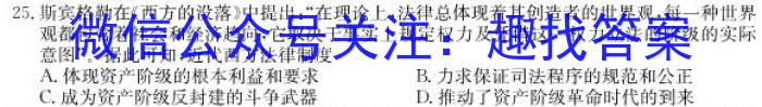 2024年全国高考仿真模拟卷(三)历史