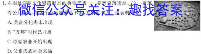 天一大联考 2023-2024学年海南省高考全真模拟卷(四)历史试卷