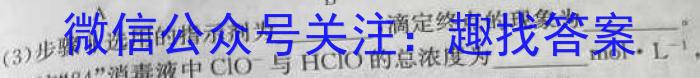 3乌江新高考协作体2023-2024学年(上)高三期中学业质量联合调研抽测化学试题