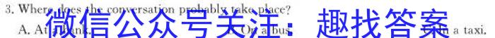 百校名师 2024普通高中高考模拟信息卷(三)英语