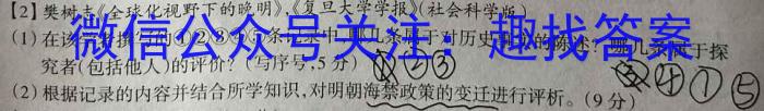 炎德英才大联考 湖南师大附中2024届高三月考试卷(四)历史试卷