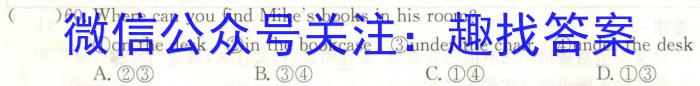 安徽省2023-2024学年度西部地区九年级第三次综合性作业设计英语
