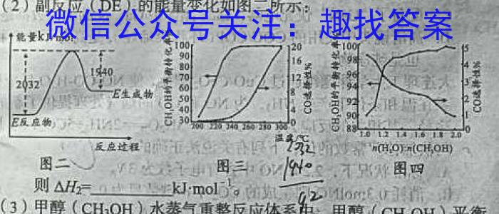 3陕西省2023~2024学年度九年级教学素养测评(三) 3L R-SX化学试题