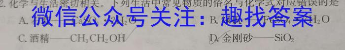 q安徽省阜阳市2023-2024学年度九年级第三次月考检测（三）△化学