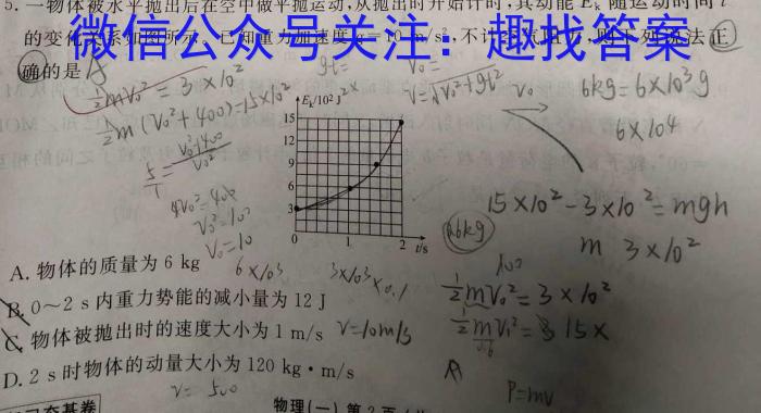 黑龙江省2023-2024学年度高二年级上学期12月联考q物理