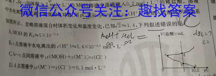 q2023-2024学年海南省高考全真模拟卷（四）化学