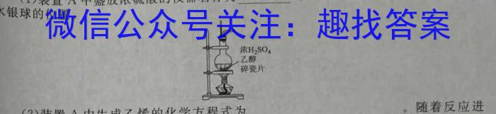 q安徽省2023-2024学年度七年级上学期阶段性练习（三）化学