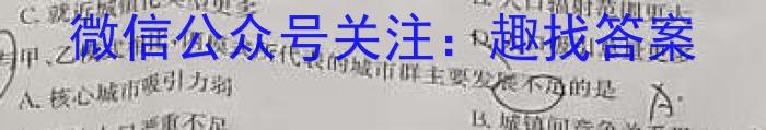 2024年河南省普通高中招生考试试卷 密押卷B地理试卷答案