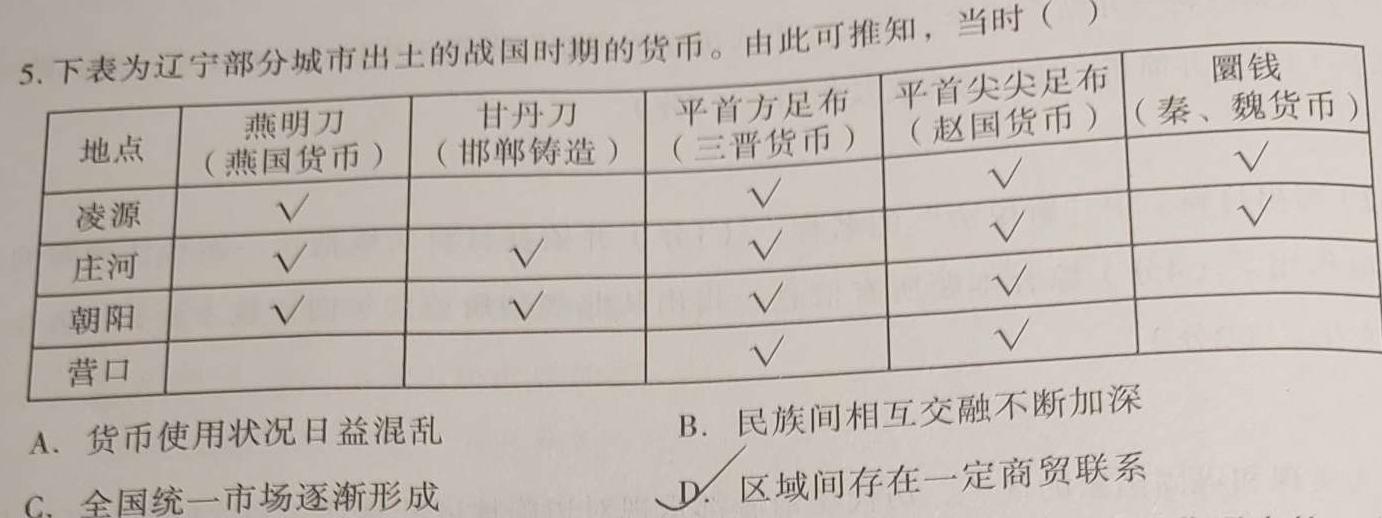 【精品】江西省2023~2024学年度八年级上学期阶段评估(二) 3L R-JX思想政治