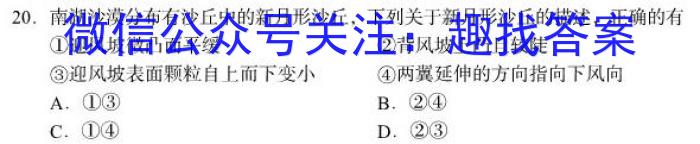 2024河南中考仿真模拟试卷(八)地理试卷答案