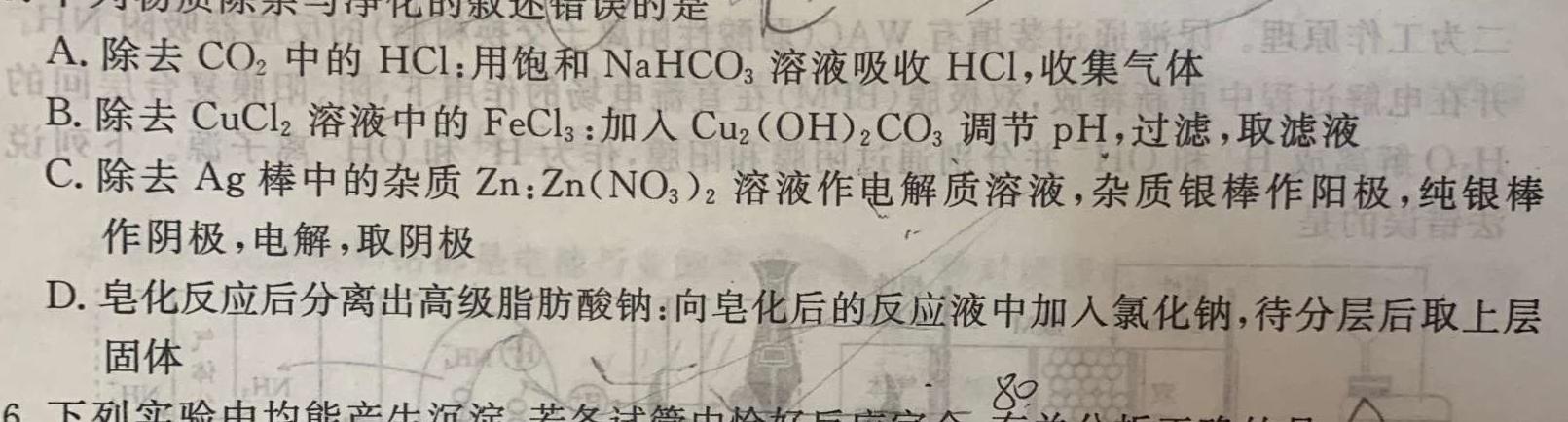 【热荐】2024年普通高等学校招生统一考试 最新模拟卷(二)化学