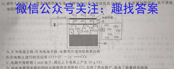 q2024届高三新高考考前模拟卷(二)化学