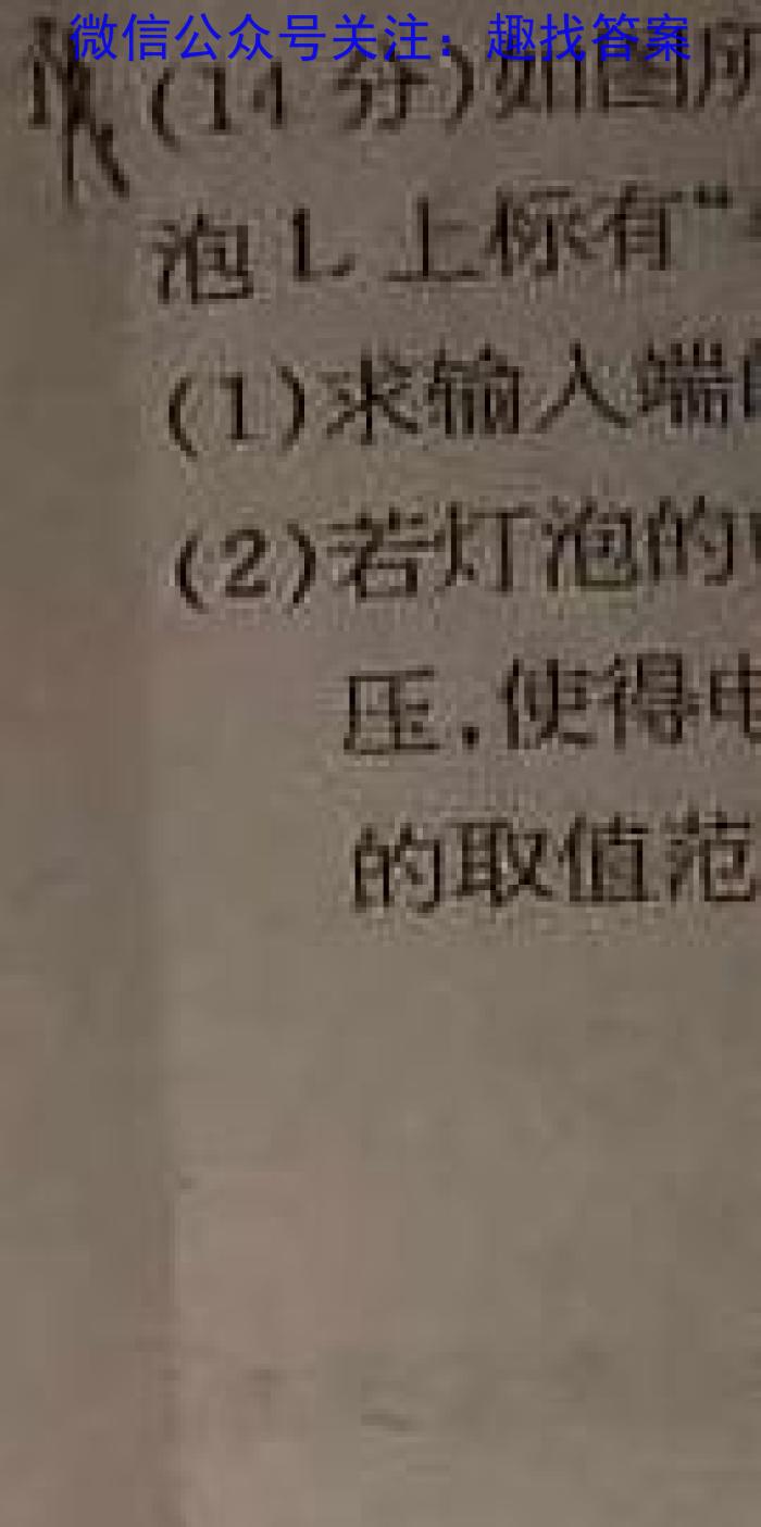 江西省2023-2024学年度九年级阶段性练习（三）q物理