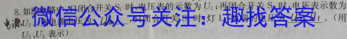 吉林省前郭五中2023~2024学年度上学期第二次月考(242351D)l物理