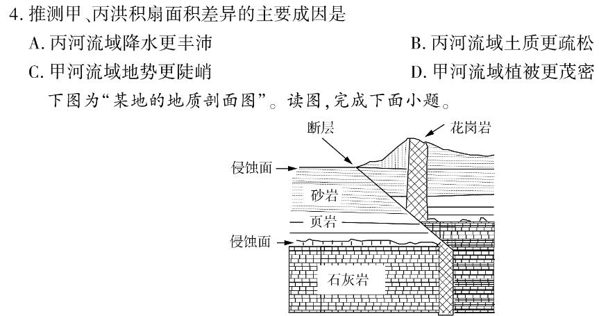 2024年陕西省初中学业水平考试(SX4)地理试卷l