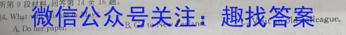 安徽省宿州市萧县某校2023-2024学年八年级第三次纠错英语