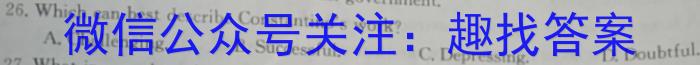 安徽省2023-2024学年度九年级12月考试（12.6）英语