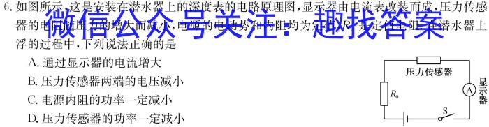陕西省2023-2024学年度八年级第一学期第二阶段巩固练习l物理