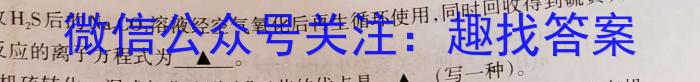 q学业测评•分段训练•江西省2025届八年级训练（三）化学