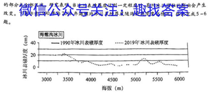 [今日更新]2024届普通高校招生全国统一考试 NT精准模拟卷(二)2地理h