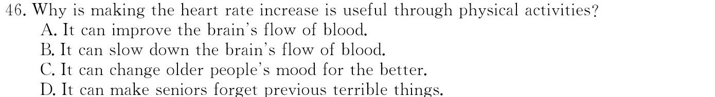[国考1号9]第9套 2024届高三阶段性考试(六)6 英语