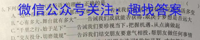 石室金匮·2024届高考专家联测卷(二)政治试卷d答案