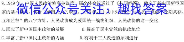 安徽省2023-2024学年九年级上学期教学质量调研(12月)&政治