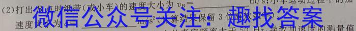 2024届衡水金卷先享题调研卷(JJ·A)(一)f物理