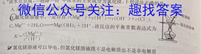 f陕西省2023秋季七年级第二阶段素养达标测试（B卷）巩固卷化学