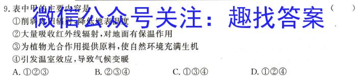 2024届重庆市高三学业质量调研抽测(第三次)地理试卷答案