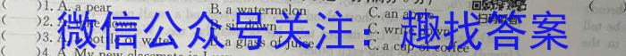 江西省2024届九年级阶段评估(二) 3L R英语