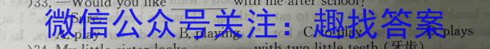 安徽省2023-2024学年度九年级上学期第三次月考（12.12）英语