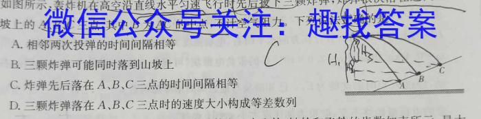 甘肃省2023-2024学年度第一学期阶段性学习效果评估（高三）q物理