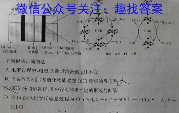 q［重庆南开中学］重庆市高2024届高三第四次质量检测化学