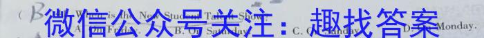 安徽省2024届皖江名校联盟高三12月联考[D-024]英语试卷答案