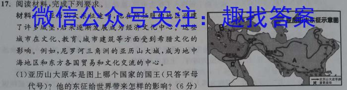 浙江强基联盟2023学年第一学期高二12月联考(24-183B)历史