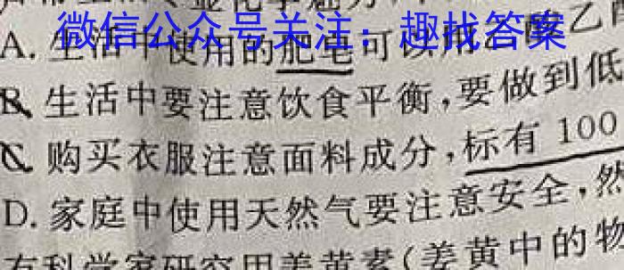 3高考快递 2024年普通高等学校招生全国统一考试·信息卷(六)6新高考版化学试题