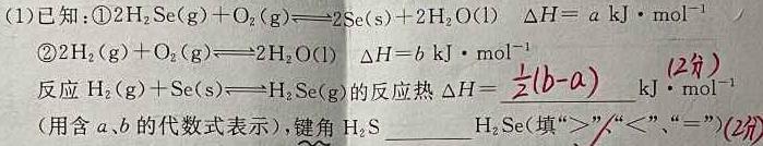 【热荐】重庆市2023-2024学年高三年级上学期第二次调研考试化学