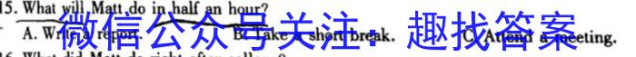 安徽省2023-2024学年度西部地区九年级第三次综合性作业设计英语