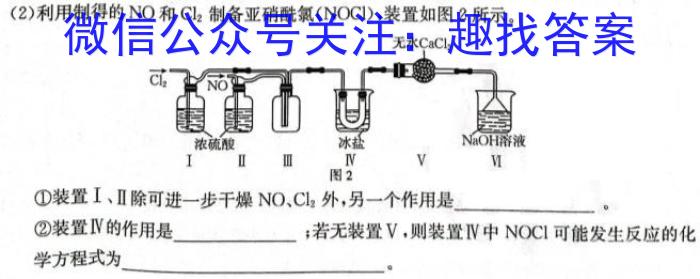 3九师联盟 2024届高三12月质量检测X化学试题