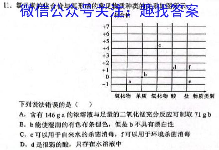 3黑龙江名校联盟2024届高三模拟测试化学试题