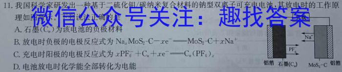 f山东省2023-2024学年度高二年级上学期12月联考化学